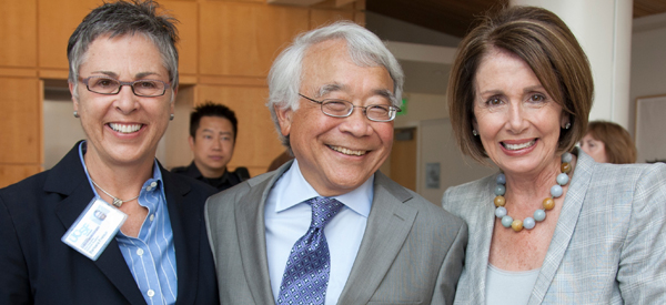 Keith Yamamoto with Nancy Pelosi